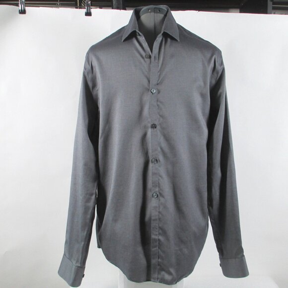 AWEARNESS KENNETH COLE GREY BUTTONDOWN SHIRT + TIE - Picture 6 of 16